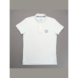 Escales Paris Limited Edition 176/395 White Cotton Polo Shirt Made in Portugal M